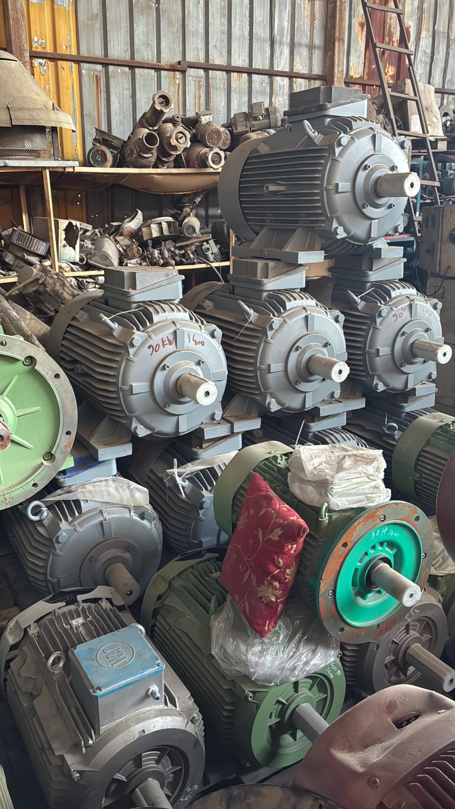 AC Asenkron Elektrik Motorları | İstenilen kW ve Devirde Sıfır & İkinci El