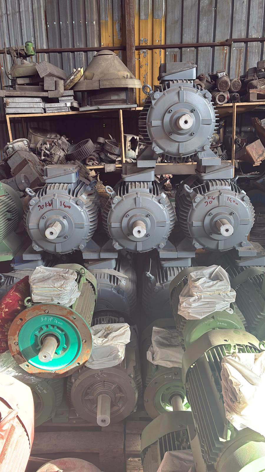 AC Asenkron Elektrik Motorları | İstenilen kW ve Devirde Sıfır & İkinci El